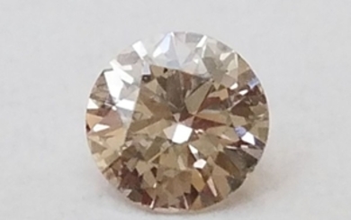 Natural Round Brilliant Diamond 0.35 ct. color...