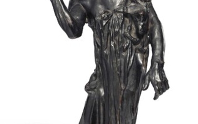 Auguste Rodin (1840-1917), L?un des Bourgeois de Calais: Pierre de Wiessant, vêtu, réduction