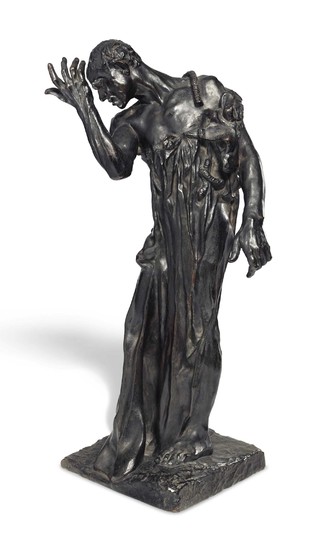 Auguste Rodin (1840-1917), L?un des Bourgeois de Calais: Pierre de Wiessant, vêtu, réduction