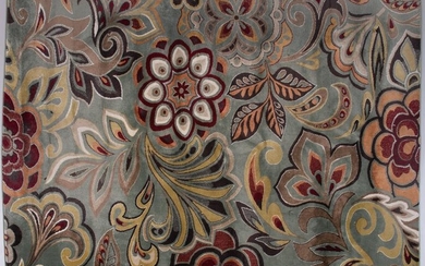 7'10" x 10'3" Taye Decorative machine made floral rug