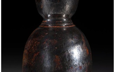 79102: George Ohr Glazed Earthenware Vase, circa 1900 M