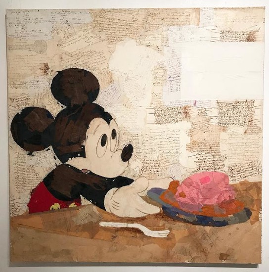 Fernando Alday-Mickey Mouse At The Table - Large