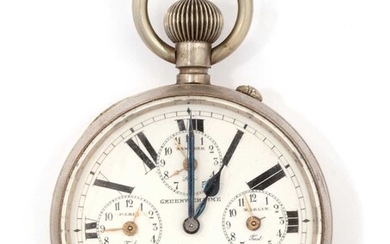 A 19th Century world time zone Goliath watch.