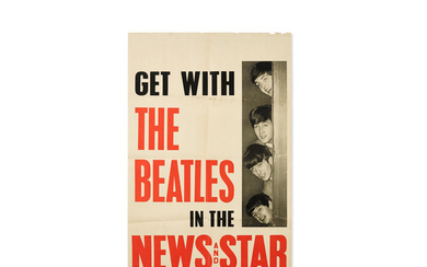 A Beatles English News & Star News-Stand Promotional Poster