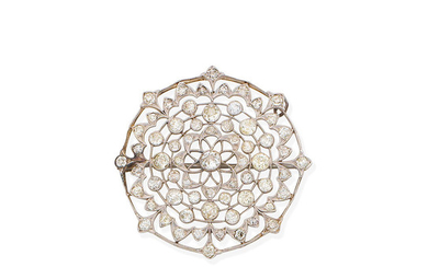 A Belle Époque diamond brooch