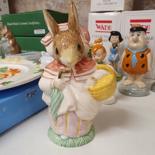 A Beswick Beatrix Potter figure, Mrs Rabbit, limited edition...