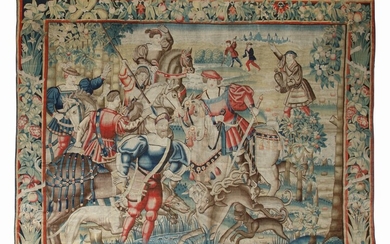 A Flemish Hunting Tapestry, Audenarde, Second Quarter 16th Century