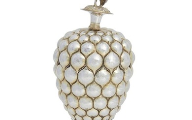 A German silver pineapple covered cup