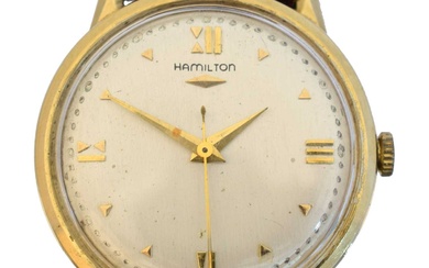 A Hamilton manual wind wristwatch