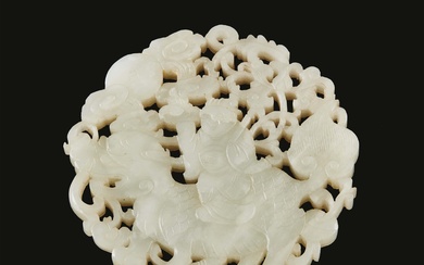 A JADE PLAQUE, CHINA, QING DYNASTY, 19TH CENTURY