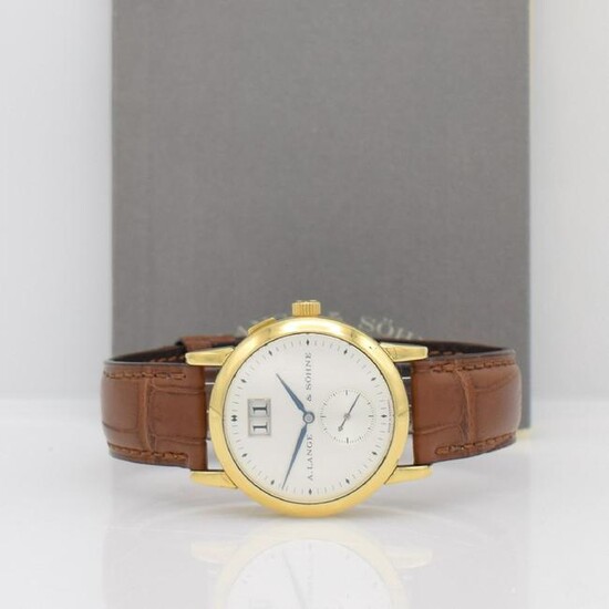 A. LANGE & SÖHNE fine 18k yellow gold wristwatch