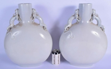A LARGE PAIR OF EARLY 20TH CENTURY CHINESE BLANC DE
