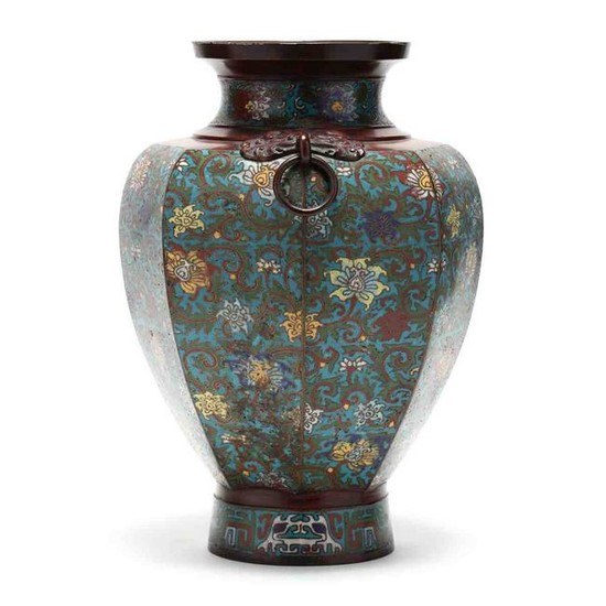 A Large Chinese Cloisonne Jar