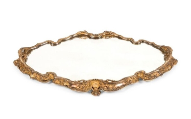 A Louis XV Style Gilt Bronze and Mirrored Glass Surtout