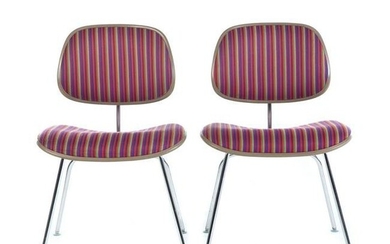 A Pair of Herman Miller Mid-Century Molded Chairs
