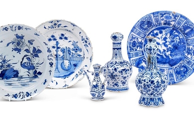 A SELECTION OF DUTCH DELFT, VARIOUS DATES, 18TH AND 19TH CENTURIES