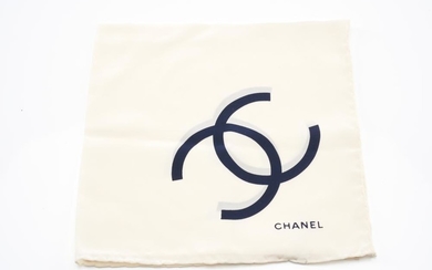 A SILK POCKET SQUARE BY CHANEL
