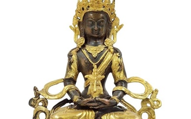A Seated Bronze Buddha Tibetan Bronze Bodhisattva Tara