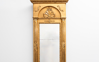 A Swedish empire mirror from the first half of the 19th century.