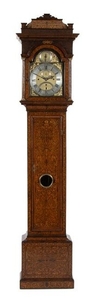 A William & Mary Marquetry Tall Case Clock Height 96 x