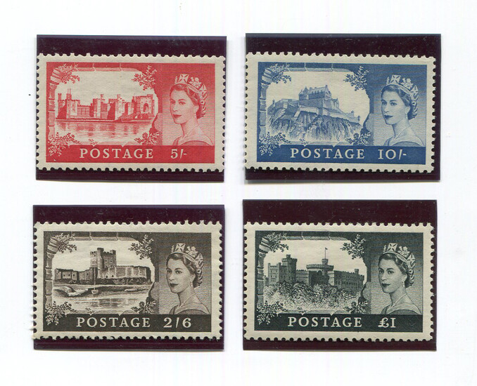 A collection of Great Britain stamps, Edward VII to Elizabeth II on stock cards, including George VI