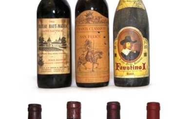 A collection of red wines