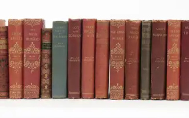 A collection of various leather and cloth bound books, 18th - 19th...