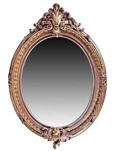 A large French giltwood mirror in the Regency style, design...