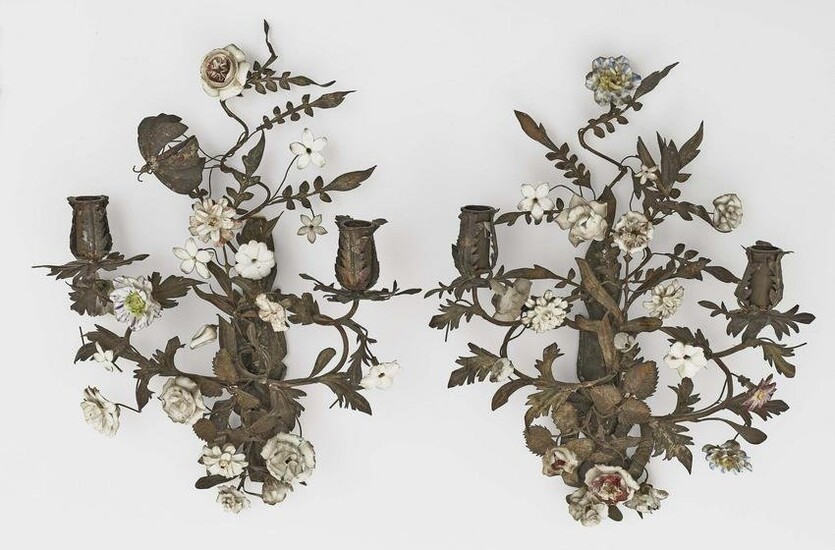 A pair of wall appliques - North Italy (Piedmont)