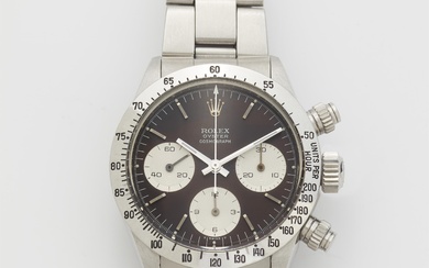 A stainless steel Rolex Cosmograph "Daytona" ref. 6265 gentleman´s wristwatch.