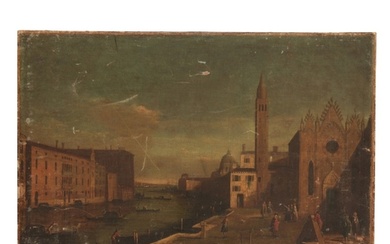 AFTER CANALETTO (1697-1768) A view of the Grand Canal from S...