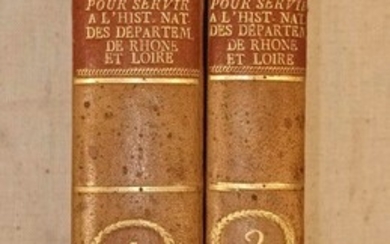 ALLEON-DULAC (Jean-Louis). Mémoires pour servir à l'histoire naturelle des provinces de Lyonnais, Forez et Beaujolais....