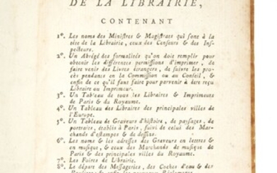 ALMANACH. Almanach de la librairie contenant... - Lot 2 - Pierre Bergé & Associés