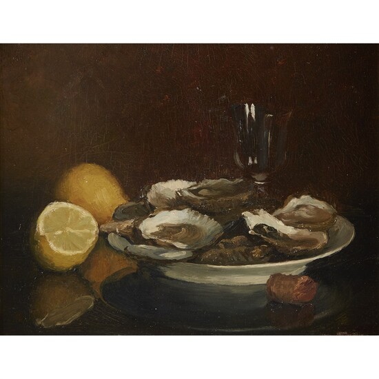 AMERICAN SCHOOL (19TH CENTURY) UNTITLED (OYSTERS)