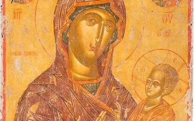 AN ICON SHOWING THE HODIGITRIA MOTHER OF GOD In the