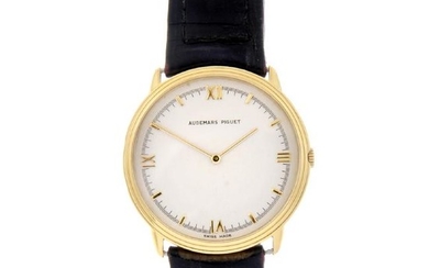 AUDEMARS PIGUET - a gentleman's wrist watch. 18ct