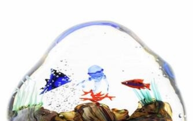 Achille D'Este - Murano Glass submerged acquarium