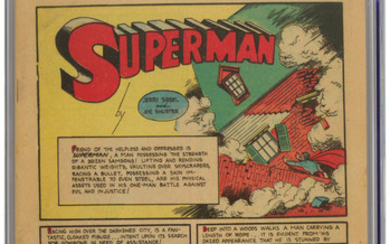 Action Comics #16 (DC, 1939) CGC "No Grade" Off-white...