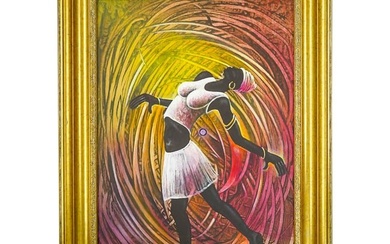 Addmaster (Haitian, 20th Cent.) Oil Painting On Canvas