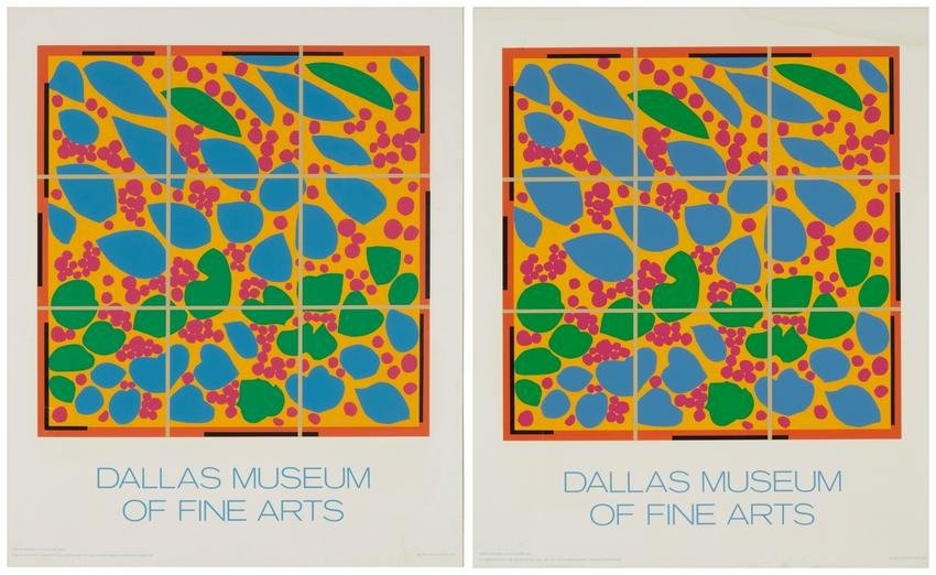 After Henri Matisse, (1869-1954), "Dallas Museum of Fine Arts", Color image on poster paper, Sight