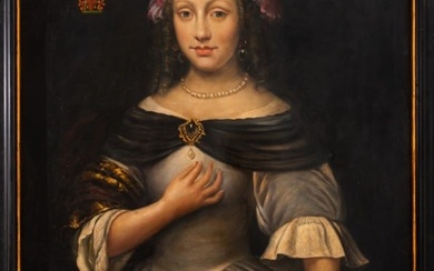 After Jacob van Loo "Portrait of Sophia..." Oil