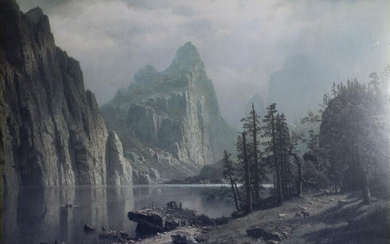 Albert Bierstadt, Merced River, Yosemite Valley, Poster