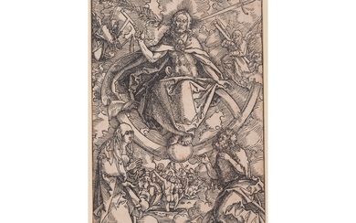 Albrecht Dürer Nuremberg 1471 - 1528 Nuremberg "Le Jugement dernier Gravure sur bois 26,4 x...