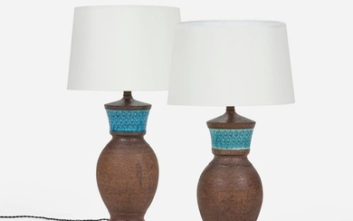 Aldo Londi, Table lamps, pair