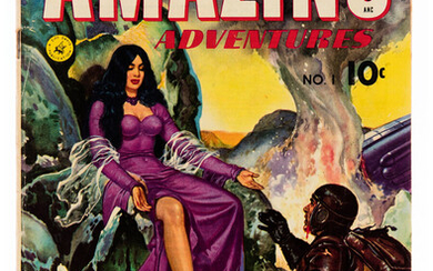 Amazing Adventures #1 (Ziff-Davis, 1950) Condition: GD/VG. Alex Schomburg,...