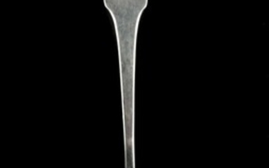 American Silver. A silver stuffing spoon by Robert Wilson, Philadelphia c.1810