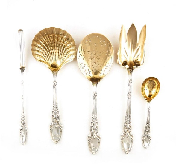 American silver Broom Corn pattern flatware set, Tiffany & Co (approx. 261pcs)