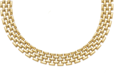 An 18k gold necklace,, Italian