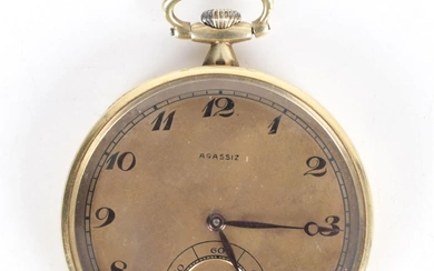 An Agassiz 14k Gold Pocket Watch