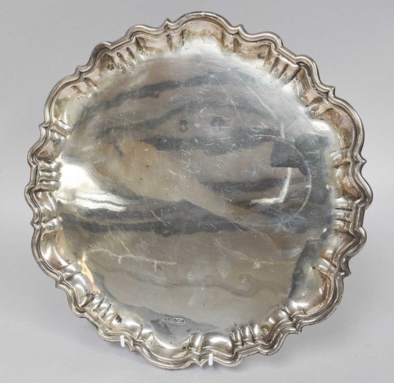 An Edward VII Silver Salver, by Roberts and Belk, Sheffield,...